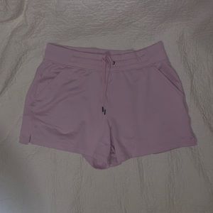 Pink athletic shorts